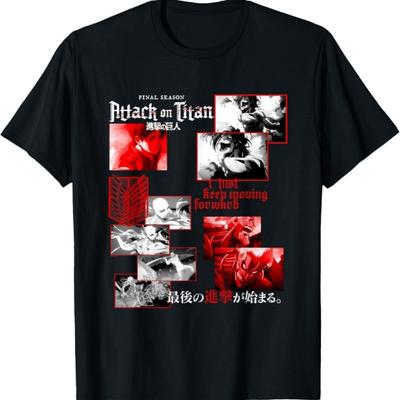 Attack On Titan Season 4 - Season 4 Curated Clutter Anime T-Shirt