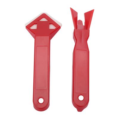 2KS Sada nářadí na tmel Odstraňovač silikonového tmelu Špachtle Skleněný cement Škrabka na tmel