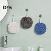 Chenille Hand Towel with Hanging Strap Highly Water Absorbent Soft Superfine Fiber Thickened Reusable Kitchen Bathroom Cleaning Wipe Towel