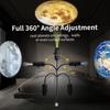 LED Star Galaxy Projector Lamp Moon Earth Wall Decor Switchable Pattern Projection Night Light for Home Bedroom Decoration