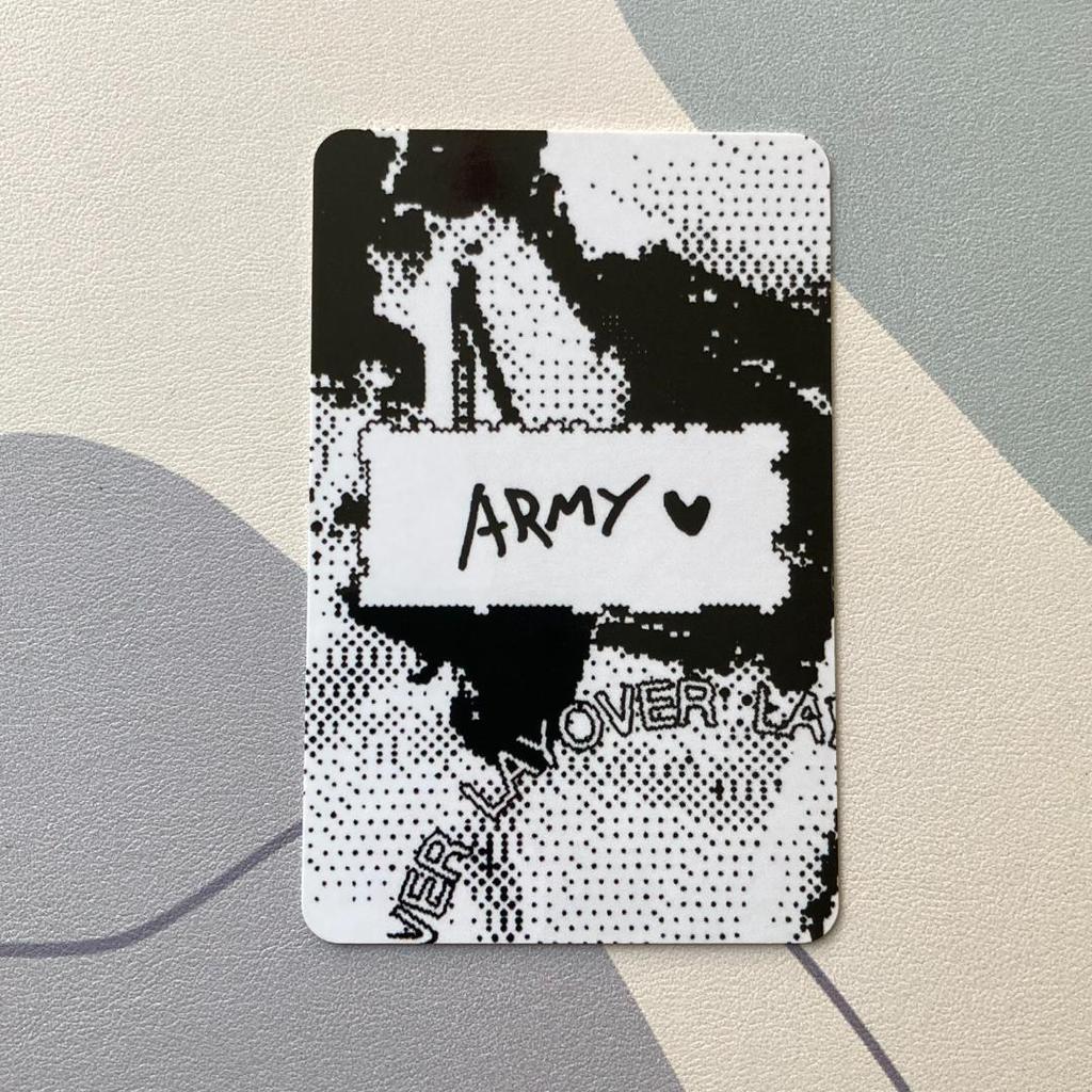 [USED] V BTS Layover Taehyung V Bonus Trading Card