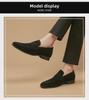Men's Japanese-Style Suede Loafers: Summer Slip-On, Business Formal, Frosted Leather