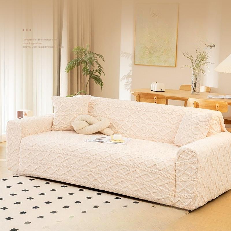 Winter Thickened Cotton Fleece Sofa Cover All Inclusive Universal Set  New Autumn and Winter Elastic Sofa Cover for Replacement