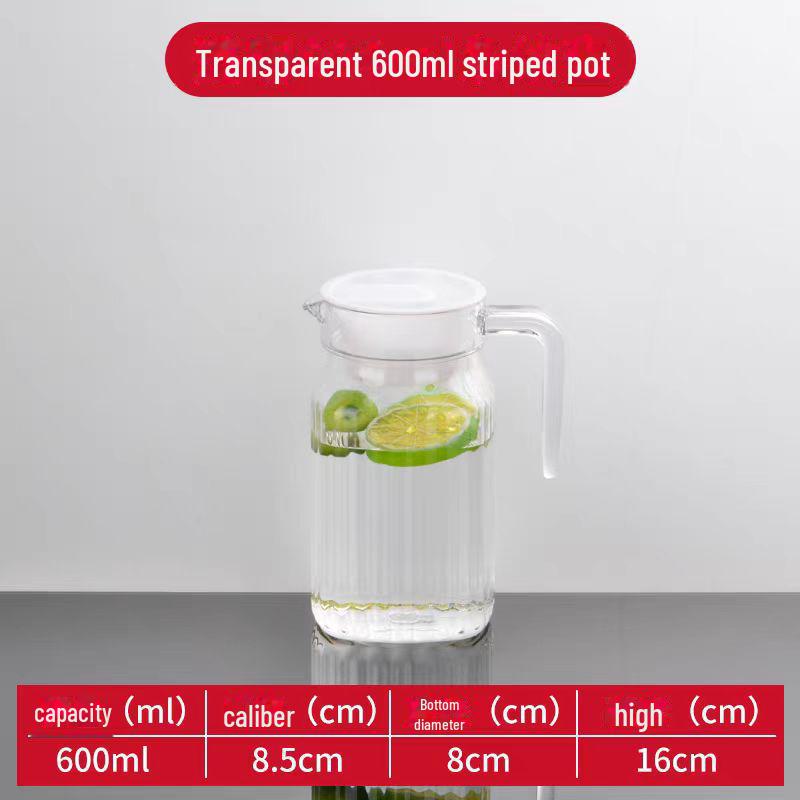 Large Capacity Cold Water and Beverage Kettle - High-Temperature Resistant Acrylic Plastic for Commercial Use