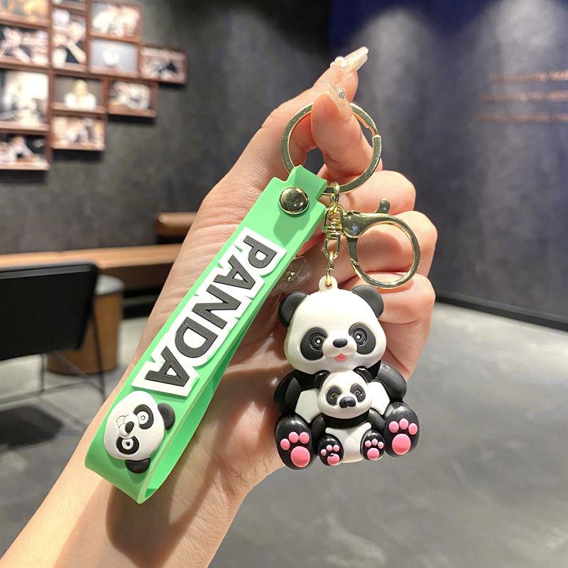 Cartoon Panda Keychain Pendant Panda Key Ring Key Chain Small Gifts Car Bag Pendant