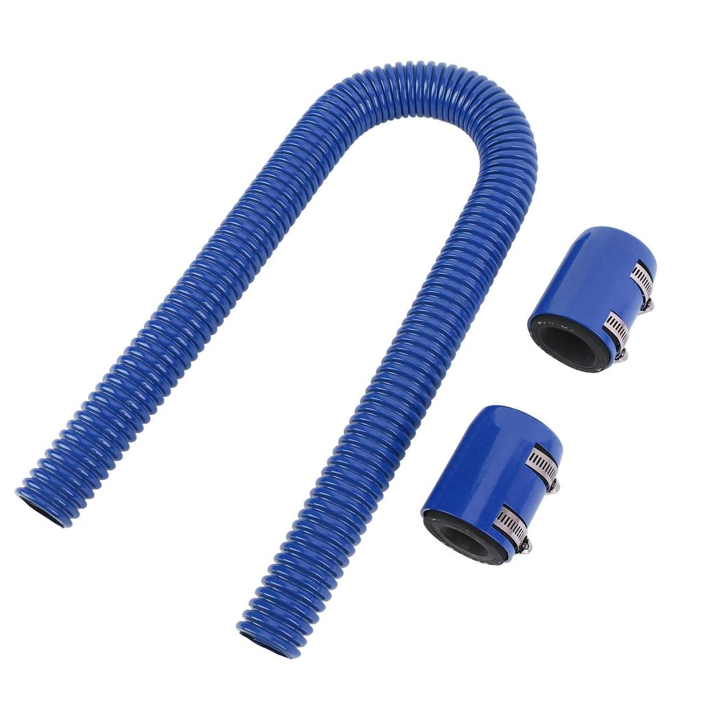 36 Inch Flexible Stainless Steel Radiator Hose Kit With Billet Clamps Universal Flex Radiator Coolant Water Hose