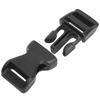 40 Pcs 17mm Side Release Buckles Plastic Flat Buckles Durable Adjustable Buckles  Bag Straps