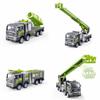 Alloy Rescue Simulation Fire Truck Children Inertia Car Toy Extensible Ladde