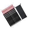 12 Pcs Heavy Duty Tent Peg Durable Camping Peg Aluminium Alloy Tent Stakes Outdoor Ground Anchors Adjustable Ground Nails