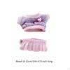Stuffed Doll Clothes Photo Props DIY Educational Dress Up for 17cm 15cm Pink