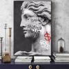 Rzeźba Davida Statua Malarstwo olejne Nowoczesne graffiti Sztuka Plakat i wydrukowany obraz ścienny do salonu
