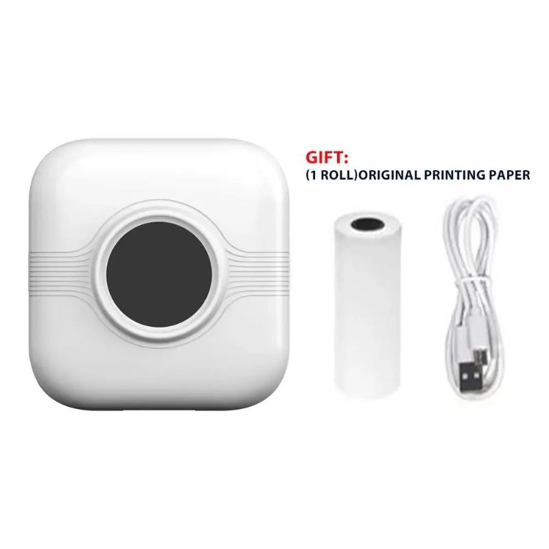 Portable Mini Thermal Printer Wirelessly BT 203dpi Photo Label Memo Wrong Question Printing With USB Cable Imprimante Portable