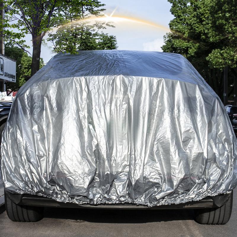 

Weatherproof Car Cover Car Rain Sun Dust Protection Sturdy Outdoor Full Cover Snowproof Windproof Car Protector Rain Sun S