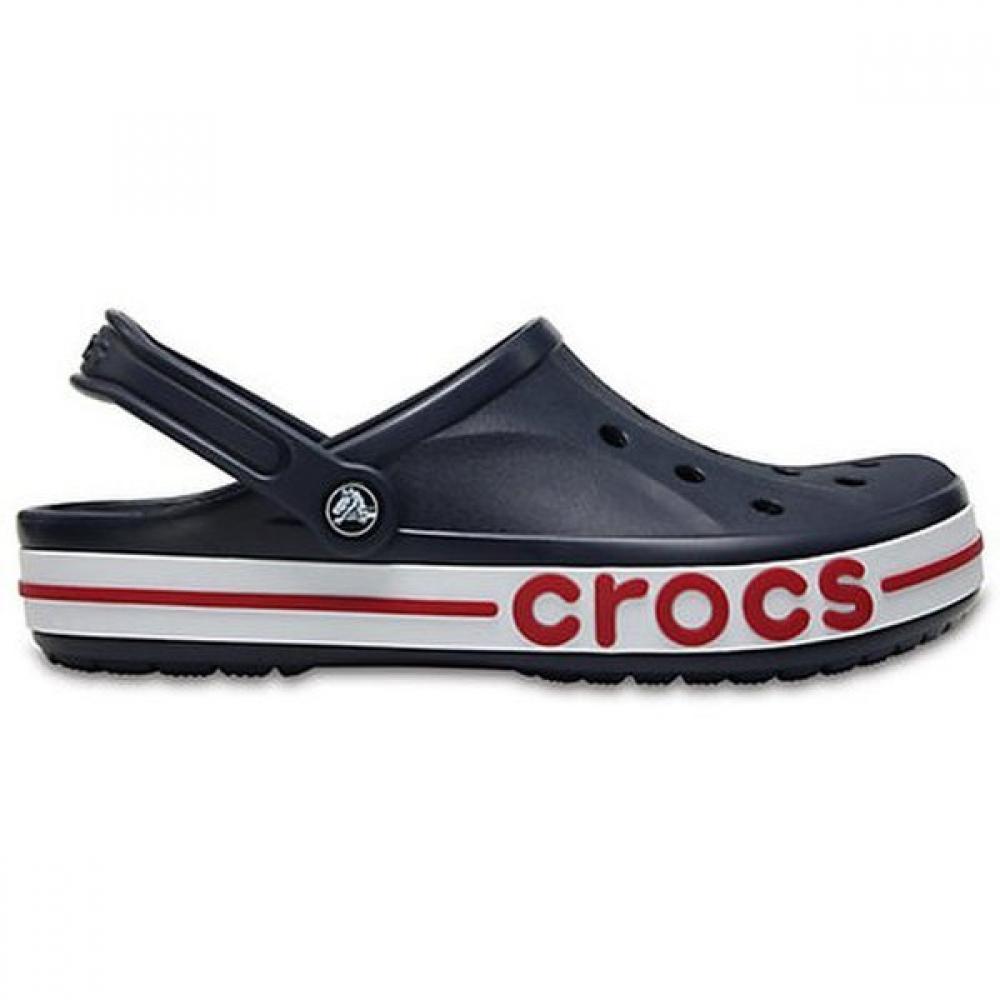 Crocs 205089 Baya Band Clogs Black Navy 2 Types