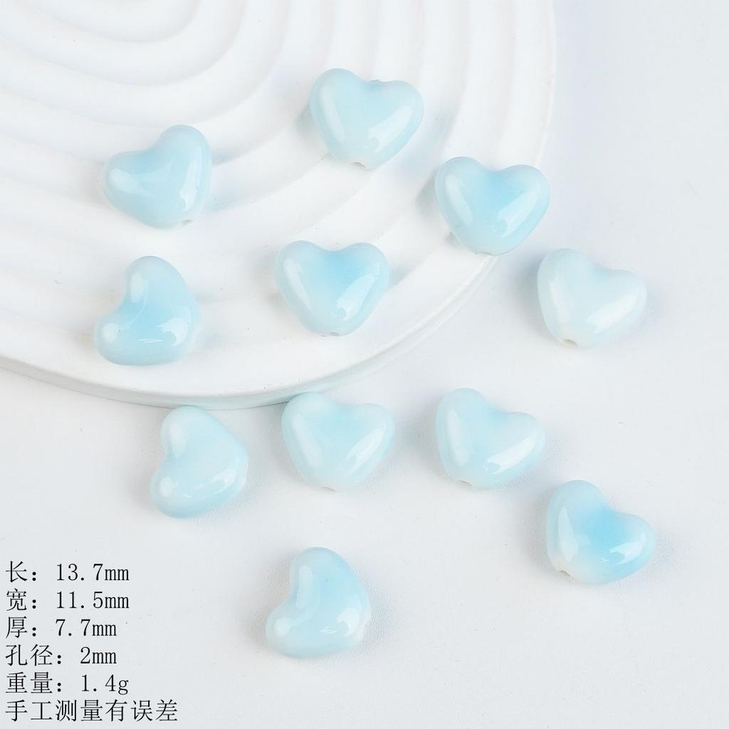 Love beads loose beads accessories ceramic bracelets handmade DIY material manufacturers
