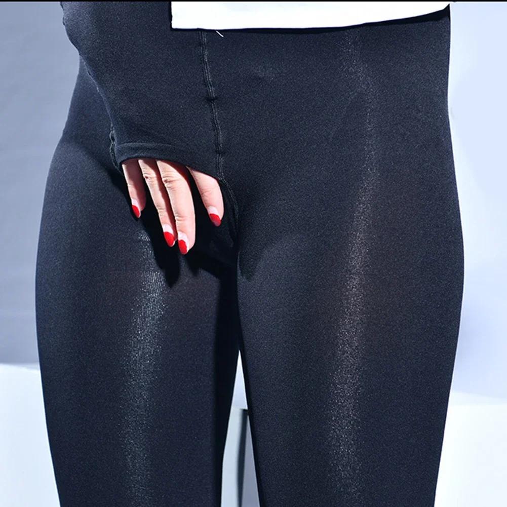 Mens Open Crotch Thermals Trousers Long Johns Warm Underwear Baselayer Bottom Thermol Tights Elastic Long Leggings For Male