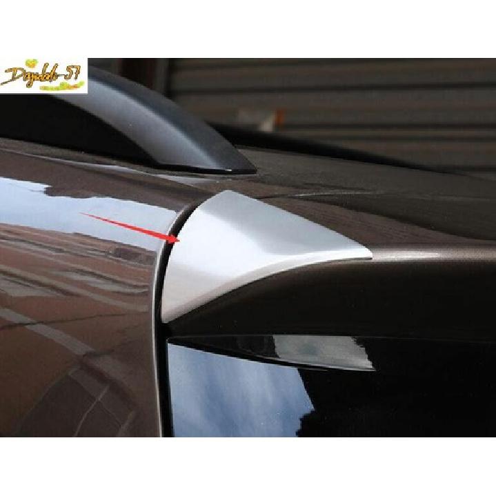 2PCS 11-17 18 Fit For VW Touareg Rear Boot Spoiler Wing Flap Silver Steel New