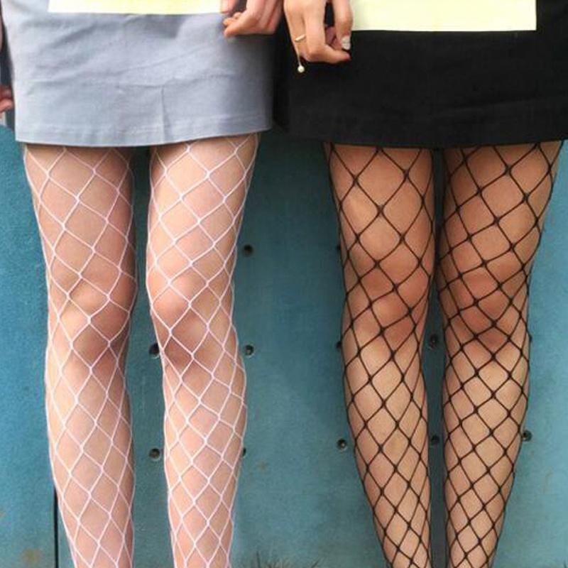 1/3 Pairs of Women Fishnet Stockings Super Stretchy High Waist Leggings Tights Black Net Pantyhose Large Medium Small Mesh Stockings