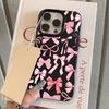 Rosa Schleifenmuster Handyhülle Für iPhone 17 11 12 13 14 15 16 17 Pro Max 14 15 Plus 17 Air 16E Stoßfest Weiche Hülle