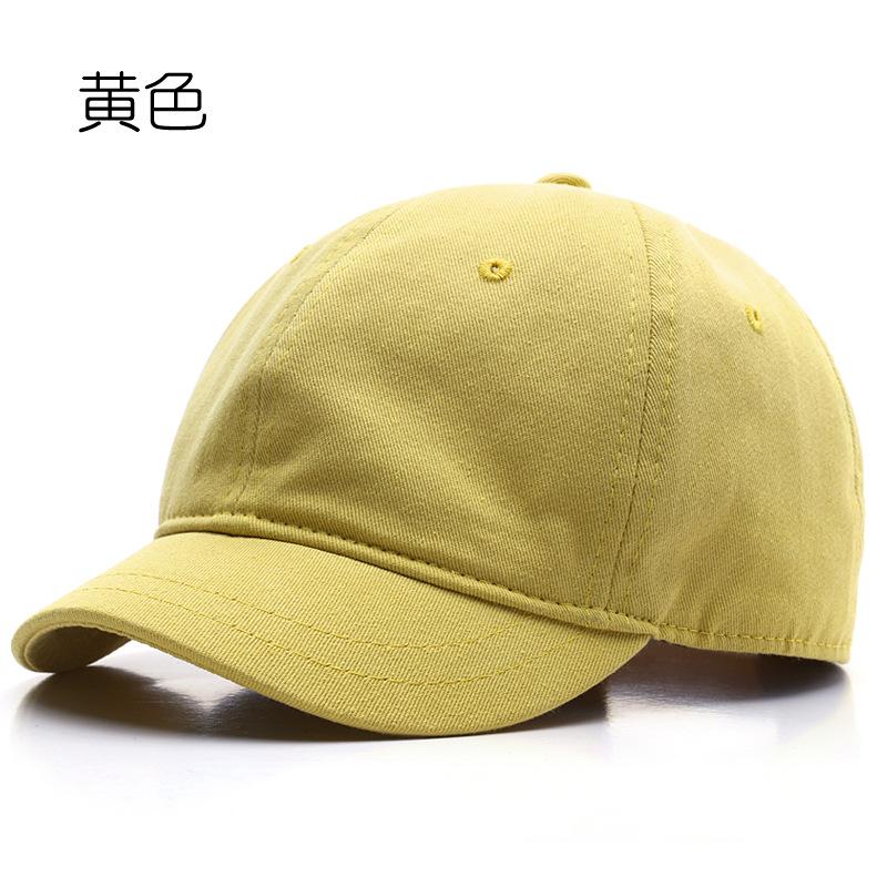 

Шляпа универсальная осенне-зимняя модная бейсболка с коротким козырьком, трендовая спортивная повседневная летняя кепка Adjustable жёлтый