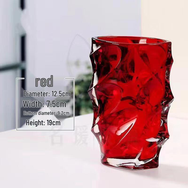Beiduoyang Light Luxury Diamond Glass Vase