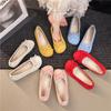 Plus Size Women's Wide Flats: Soft Sole Slip-On Moccasins & Loafers for Comfortable Wear, Sizes 41-43