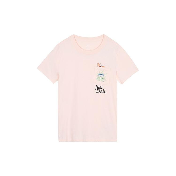(WMNS) AS W Nike Sportswear Tee REG SS PKT NATURE Orange PEARL Women s DD1463-805 L