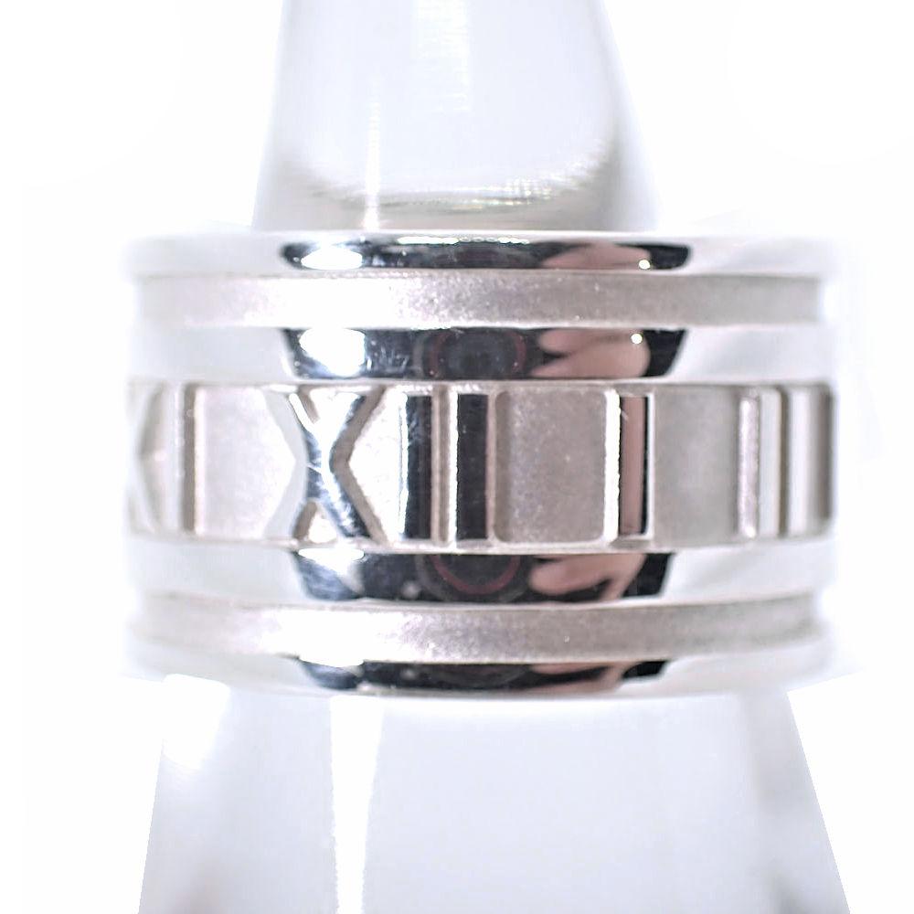 [Pre-owned] TIFFANY 925 Atlas Wide Ring / Size 9.5 / J7-8