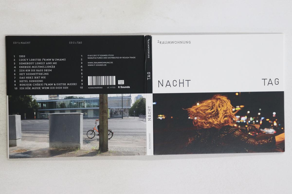 

CD 2RAUMWOHNUNG - Nacht Und Tag ITS155CD IT WORX 2017 Germany Dance & Electronica Used