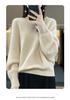Women's Soft V-neck Sweater - 2026 Autumn/Winter Loose Knit Long Sleeve Pullover Top