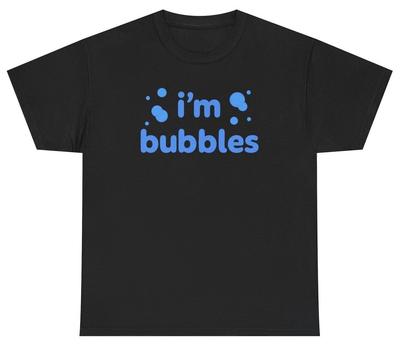 Maglietta I'm Bubbles Divertente Inappropriata Coppie Abbinate Scherzo Sessuale Regalo Tee