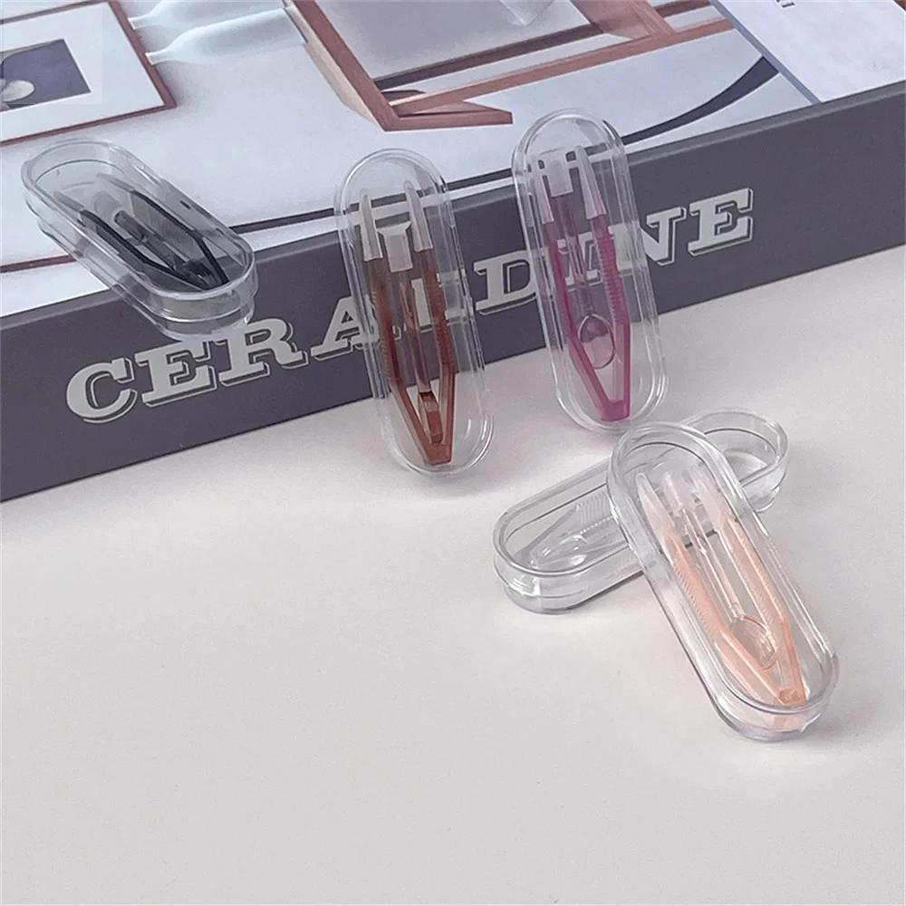 Contact Lens Tweezers Wear Tools Transparent Large Long Clamp Rod Set Small Contact Lenses Tweezers