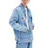 Li Ning Denim Jacket Unisex Blue AJDU109-1