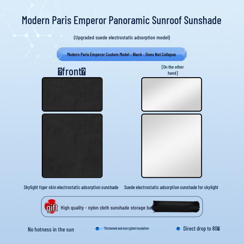 Hyundai Palisade 21st Gen Sunroof Sunshade - Heat Insulation & Privacy Blocker