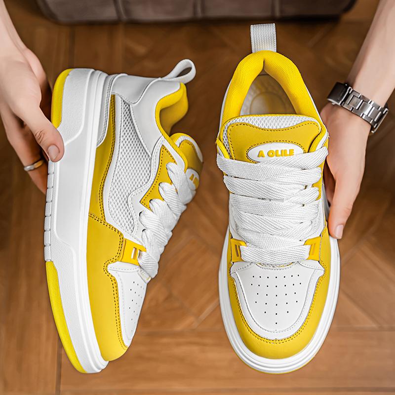 Herr Casual Fyra Säsonger Mode Studenter Bekväma Sneakers Pojkar Trendiga Mjuka Sula Andningsbara Skor