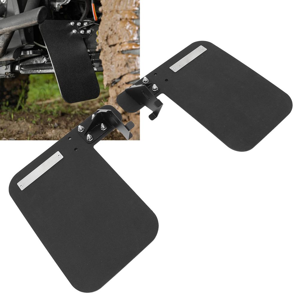 1 Pair Rear Trailing Arm Guards Mud Flaps Shockproof HDPE Steel Replacement for Polaris XP 4 1000 20