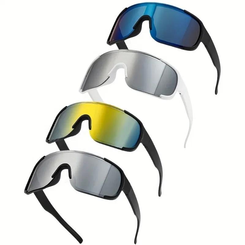 4PCS Men Women Fashion Sunglasses Windshield Outdoor Sports Sunglasses Cycling Glasses