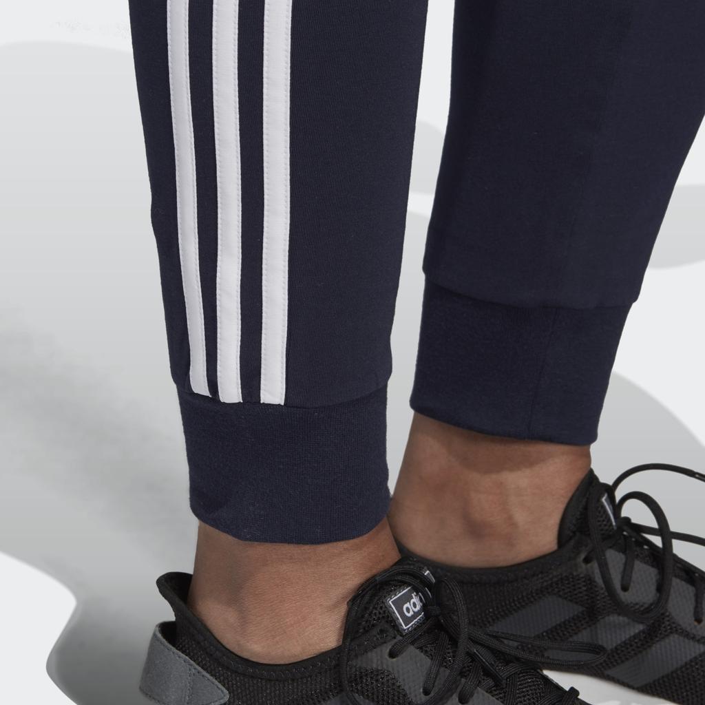 Adidas W E 3S Pant Sj Casual Sports Tapered Knit Pants Women Pants Legendary-Ink-Blue DU0690