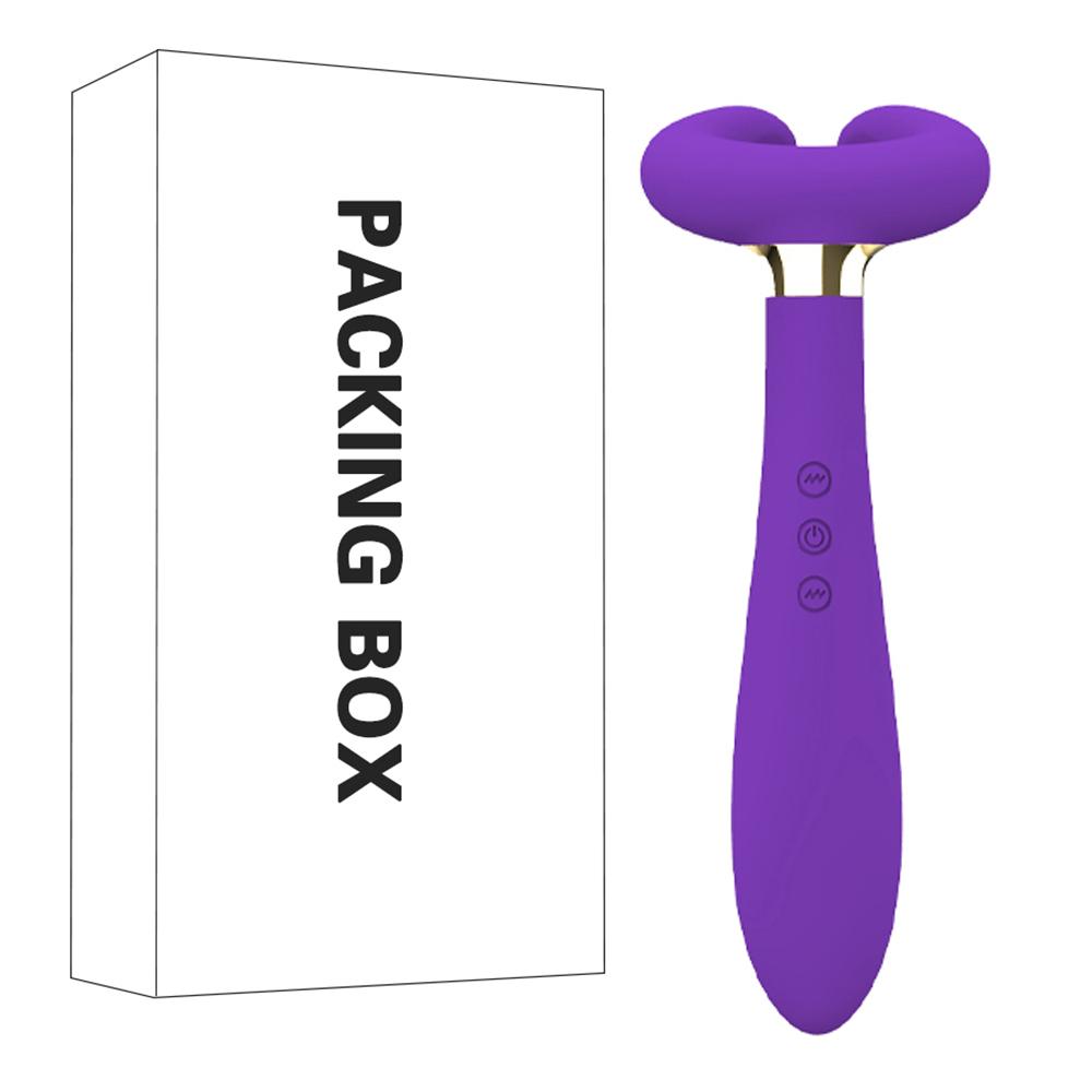 Three Head Vibrator G-spot Body Massage C-type Magnetic Charging AV Stick Clitoris Vagina Stimulation Female Masturbation Toys