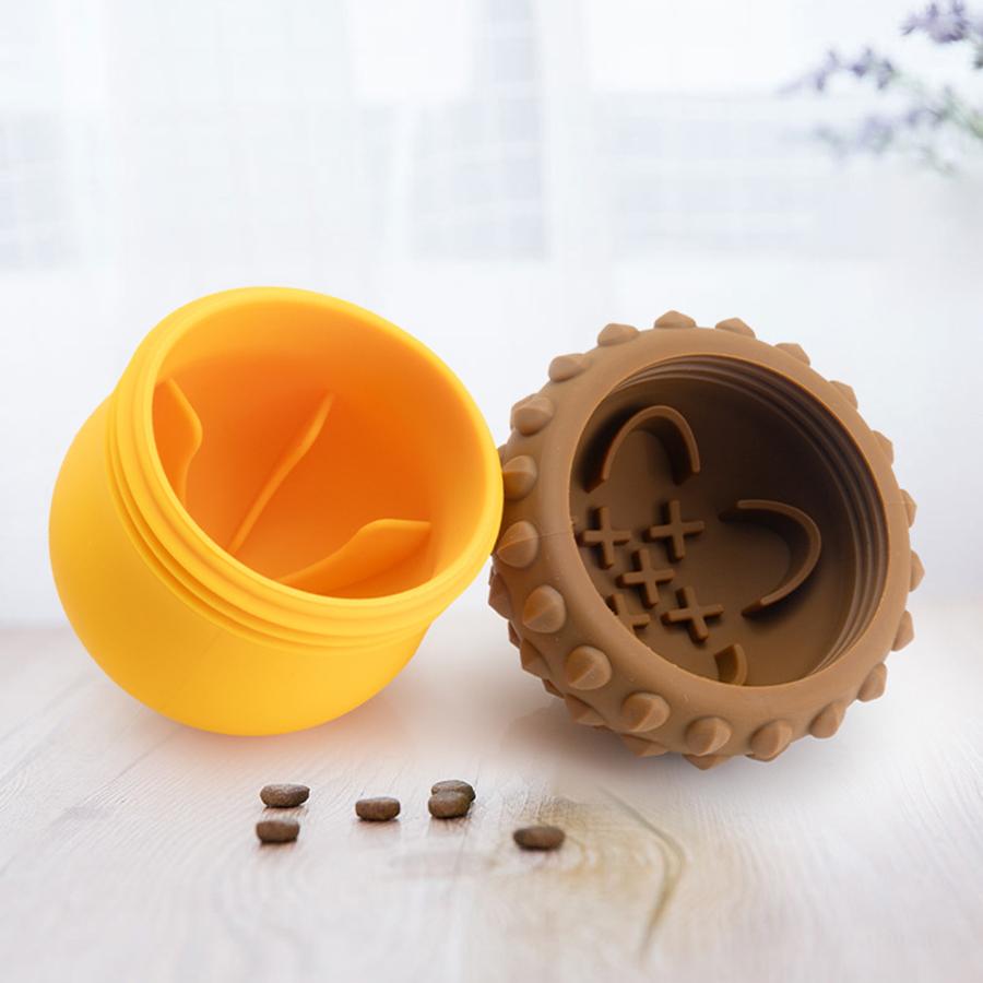 Dog Toys Leaking Food Ball Interactive Slow Feeder Puzzle Toy Pinecone Chew Teeth JUEeaning Pet Supplies for Dogs