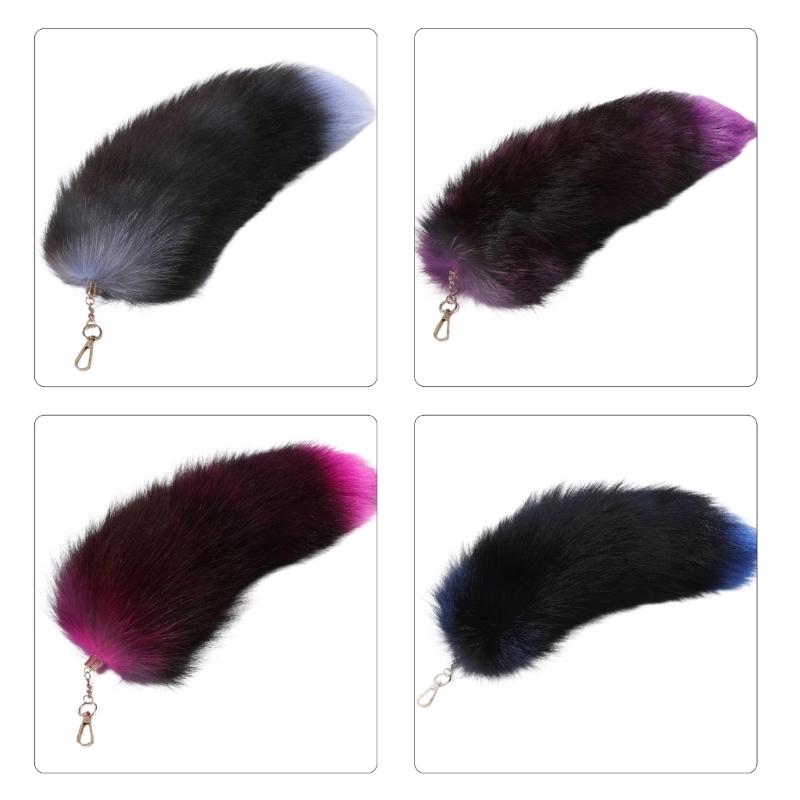 Plüschschwanz Schlüsselanhänger Schwanz Schlüsselanhänger Anhänger Tierischer Schwanz Schlüsselhalter Geldbörse Tasche Anhänger Schlüsselanhänger Zubehör
