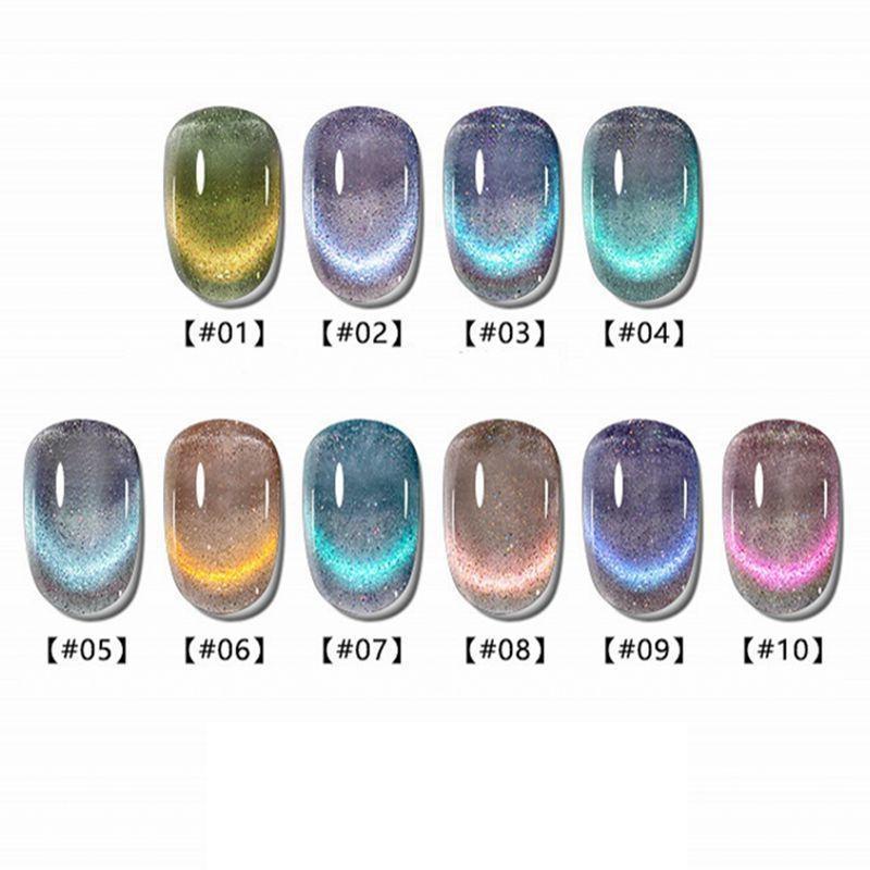 8ml 9D Cat Magnetic Gel Nail Polish Soak Off Gel Nail Art UV Gel Polish