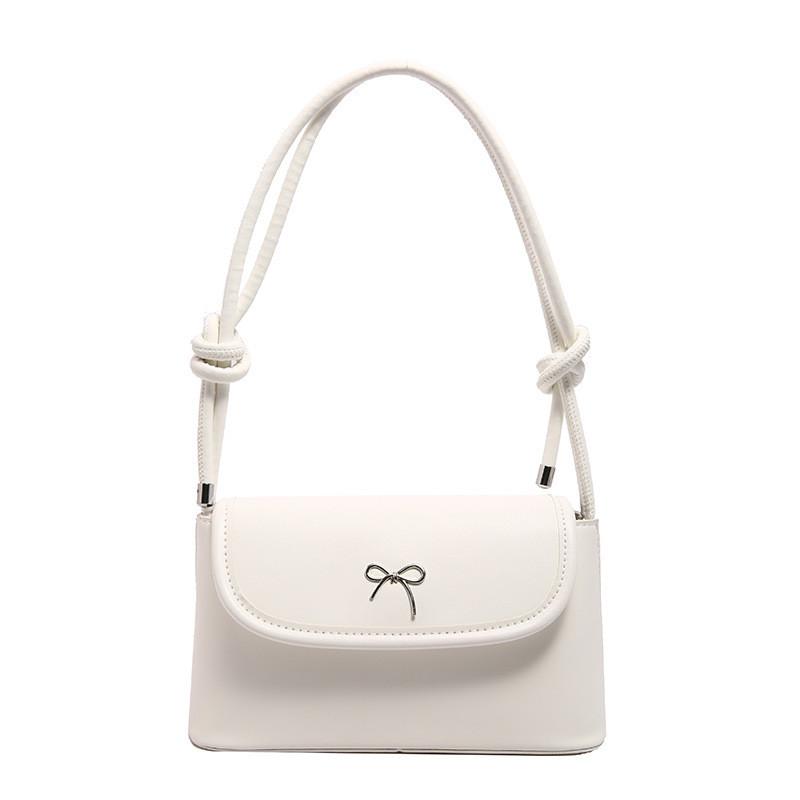 Chic Casual Korean Style Solid Color Small Handheld Shoulder Bag Ideal For Daily Outfits In Multiple Colors