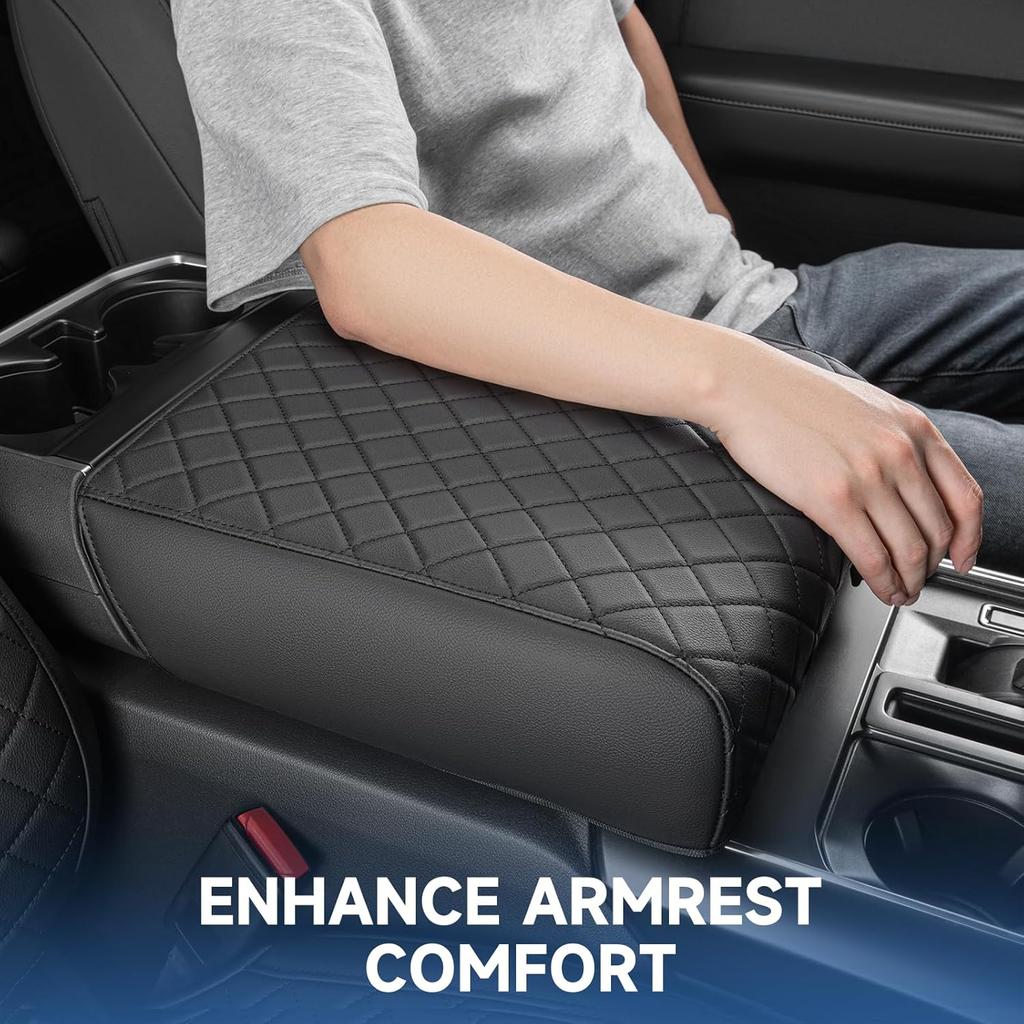 Center Console Cover Compatible With    2024 2025 Ford F150, Fully Covered Anti-Scratch Armrest Cover For Car, Middle Console Cover Interior