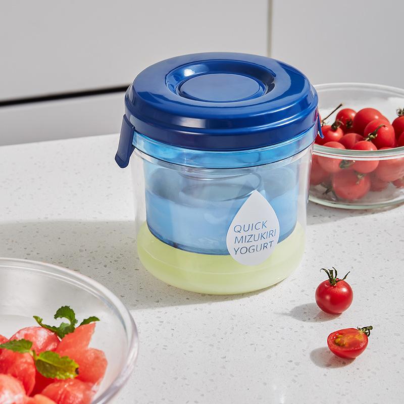 Colino per Yogurt per Alimenti Filtrazione Rapida Funzionamento Semplice Coperchio Sigillato Per Yogurt Greco Fatto in Casa Uso in Cucina Domestica