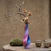 Twisted Design 3D Printed Flower Vases Gradient Color Plant Pot  Home Desktop Decorations