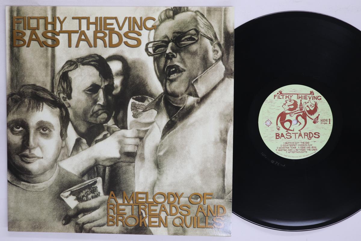 LP Record FILTHY THIEVING BASTARDS A Melody Of Retreads BYO076 BETTER YOUTH OR 2001 US Rock Used