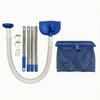 Stainless Steel Pool Vacuum Corrugated Hose Reinforced Rectangular Fine Mesh Leaf Rake Net Manual