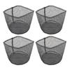 4pcs Aquatic Pond Planting Bags Reusable PVC Mesh Water Garden Pond Plant Pot Breathable Lily Plant Pots for Pond Bog