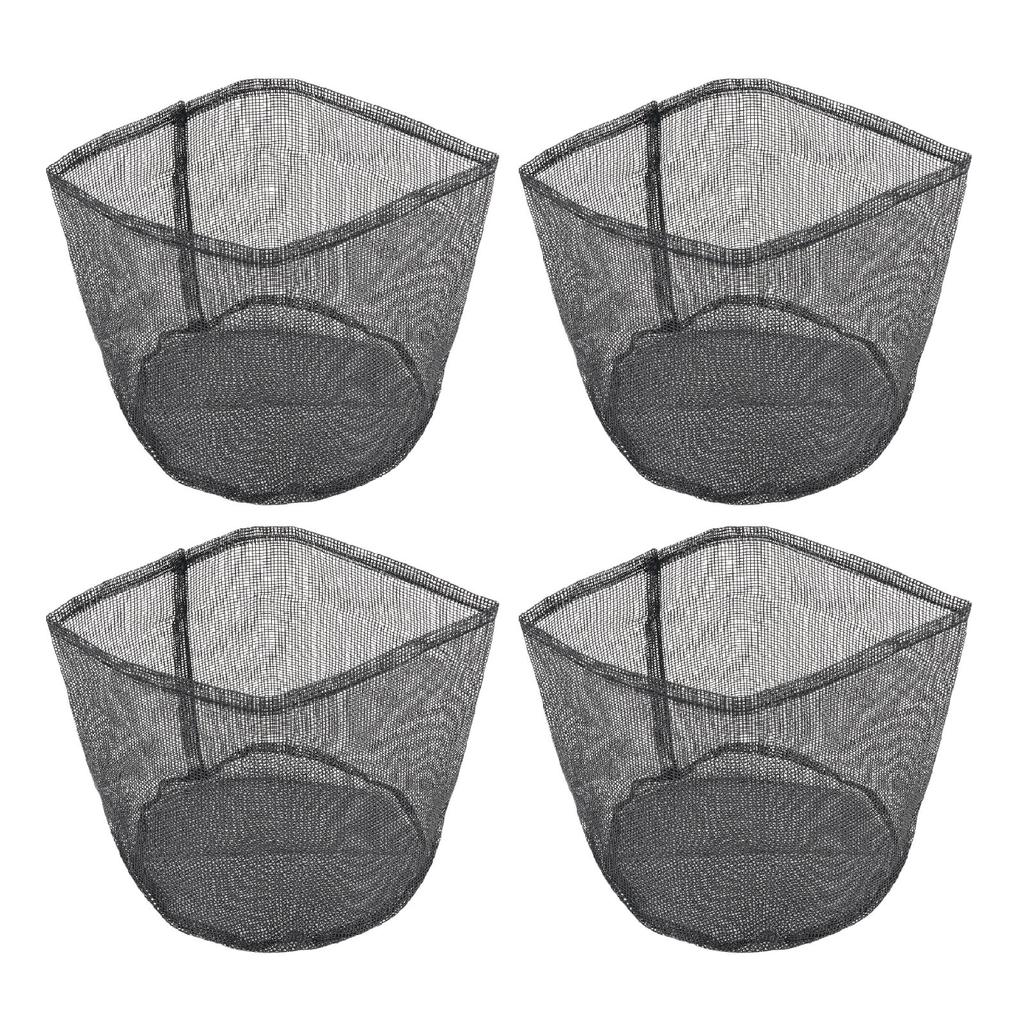 4pcs Aquatic Pond Planting Bags Reusable PVC Mesh Water Garden Pond Plant Pot Breathable Lily Plant Pots for Pond Bog